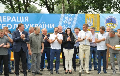 Андрій Павелко відкрив футбольний стадіон у Краматорську