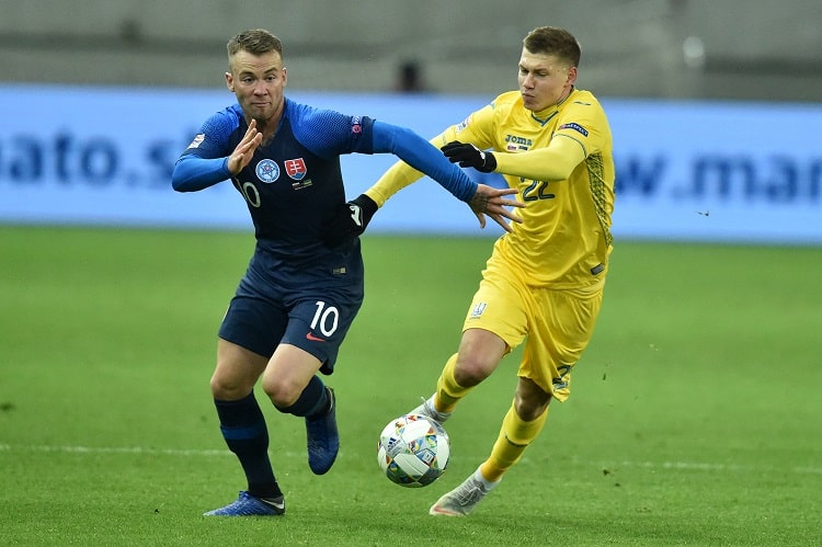 League of Nations 2018. Slovakia - Ukraine - 4: 1