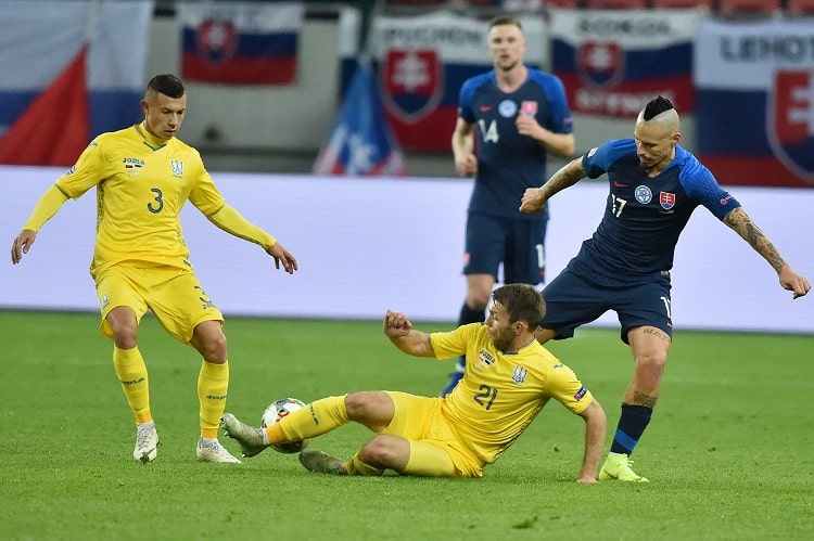 League of Nations 2018. Slovakia - Ukraine - 4: 1