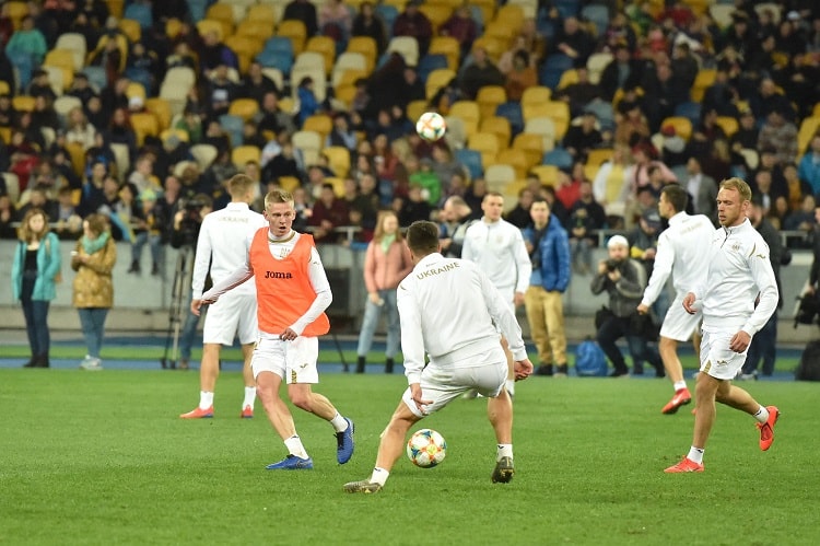 Open training of the national team of Ukraine at the Kiev NSC "Olympic" (18.03.2019)