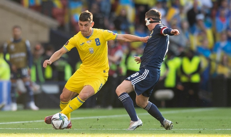 Play-off selection for the 2022 World Cup. Scotland - Ukraine - 1: 3 (01.06.2022)