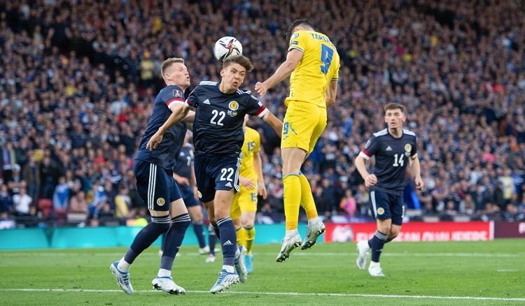 Play-off selection for the 2022 World Cup. Scotland - Ukraine - 1: 3 (01.06.2022)