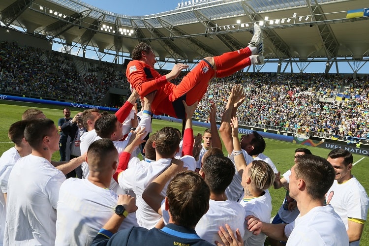 Andriy Pyatov broke his own record of the national team of Ukraine