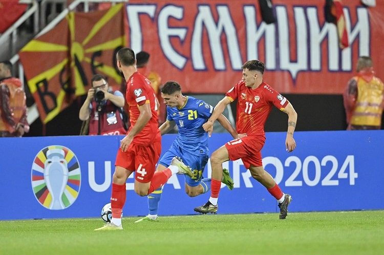 Euro-2024. North Macedonia — Ukraine — 2:3