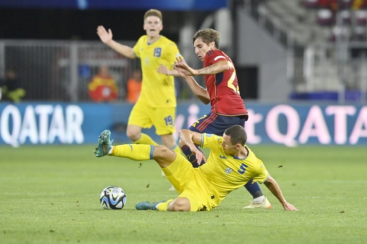 Euro-2023 (U-21). Spain (U-21) — Ukraine (U-21) — 2:2
