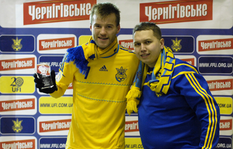 Андрій Ярмоленко – "Гравець матчу" Україна – Молдова