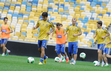 Збірна України провела тренування на НСК “Олімпійський”