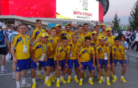 Студентська збірна зіграла проти збірної Великобританії на Універсіаді