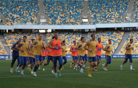 Збірна України провела відкрите тренування на "Олімпійському"