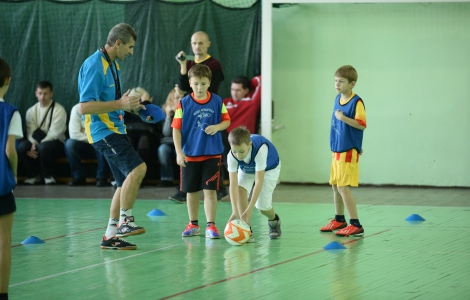 В Києві пройшов фінал Всеукраїнського конкурсу на кращий урок футболу