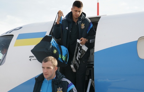 Збірна України вже у Мінську