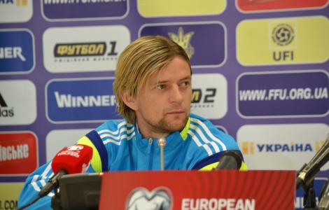 Анатолій Тимощук: "Головне підійти до матчу з Македонією у хорошому настрої"