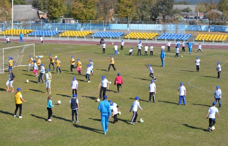 «Відкриті уроки футболу» на Кіровоградщині продовжились в Олександрівці