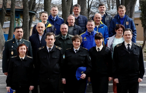 Ветеранська збірна України провідала героїв АТО