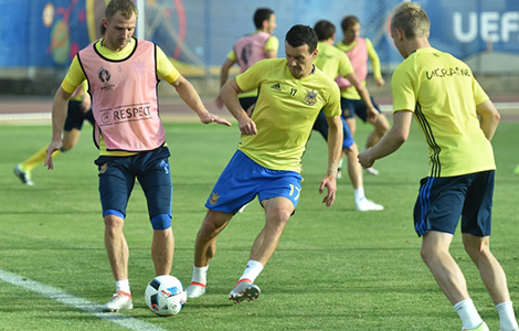 Офіційне тренування збірної України