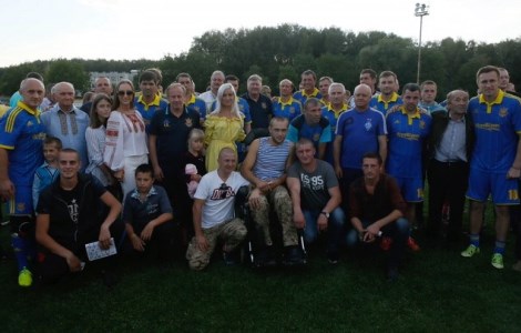 Ветерани збірної України на святі у Волочиську
