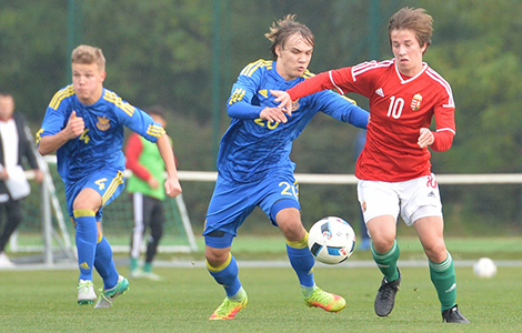 Українська збірна U-16 розгромила Угорщину у товариському матчі