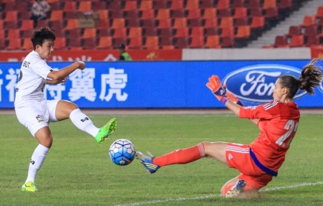 Жіноча збірна України мінімально поступилася національній команді Таїланду 