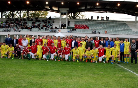 Угорщина – Україна – 1:3. Легенди футболу продовжують переможне турне