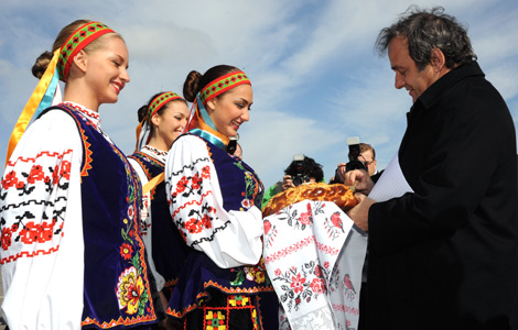 Візит Мішеля Платіні в Україну