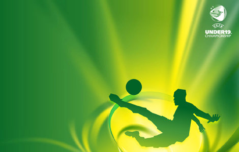 Український прапорець на Євро-2010 (U-19)
