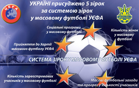 П’ять зірок для України