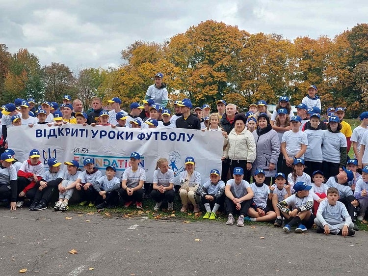 «Відкриті уроки футболу» пройшли в Горохові, що на Волині