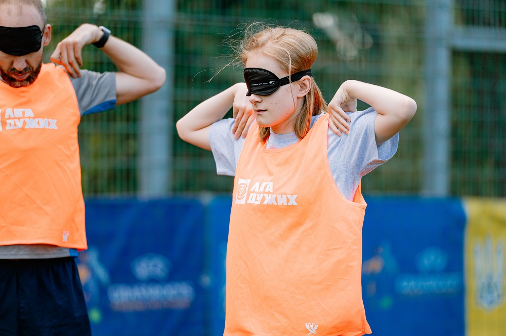 «Ліга дужих» запускає новий напрям — Blind Football!