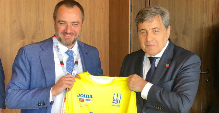 Андрій Павелко зустрівся з президентом Португальської футбольної федерації Фернандо Гомешем