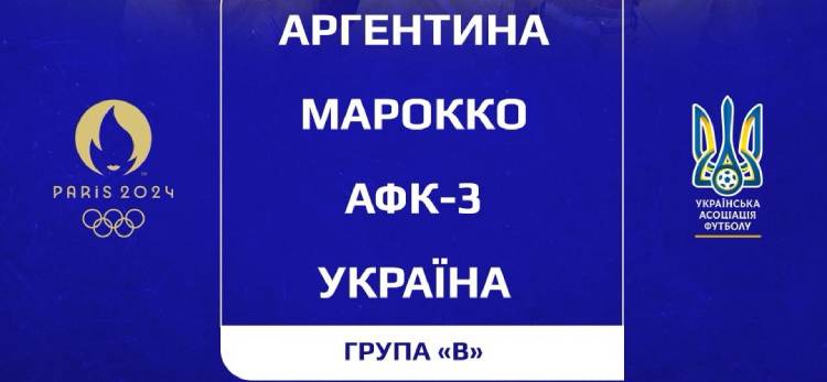 Olympic football draw: Ukraine paired with Argentina and Morocco in Group B