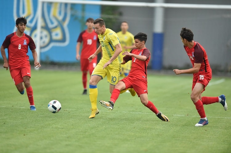 U-17: юнацька збірна України розгромила в Києві команду Азербайджану