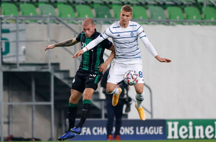 Ferencvaros draws 2-2 with Dynamo Kyiv in Champions League