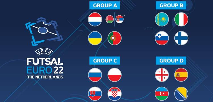 Євро-2022 з футзалу. Збірна України дізналася суперників у групі фінального турніру