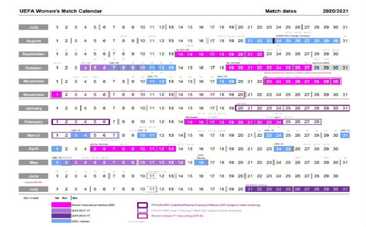 uaf calendar fall 2021 Updated Uefa Calendar For Tournaments With Women S And Girls National Teams In 2020 2021 Official Site Of The Ukrainian Football Association uaf calendar fall 2021