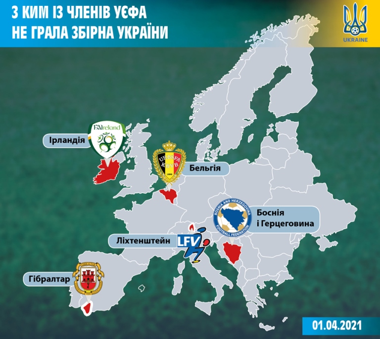 Geography for the national team of Ukraine: there are still five potential rivals in Europe