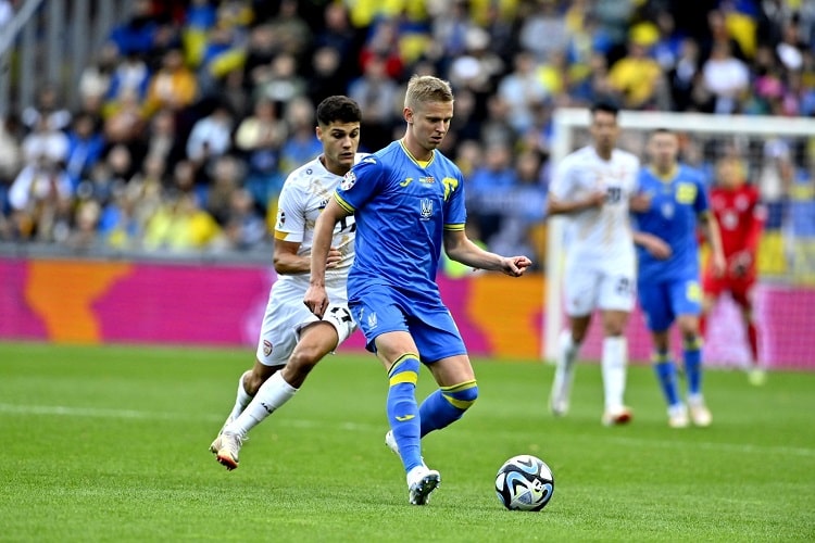 Selection of Euro-2024. The national team of Ukraine won an important victory over North Macedonia in Prague - Official website of the Ukrainian Football Association