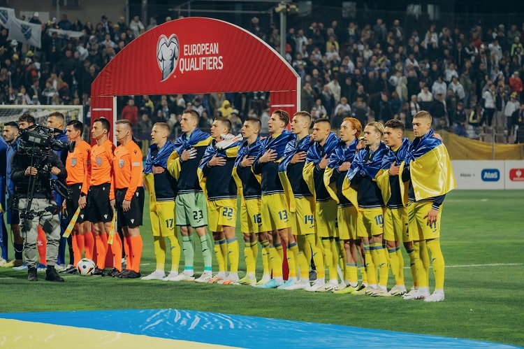 1/2 finals of the Euro 2024 selection playoffs. Bosnia and Herzegovina — Ukraine — 1:2