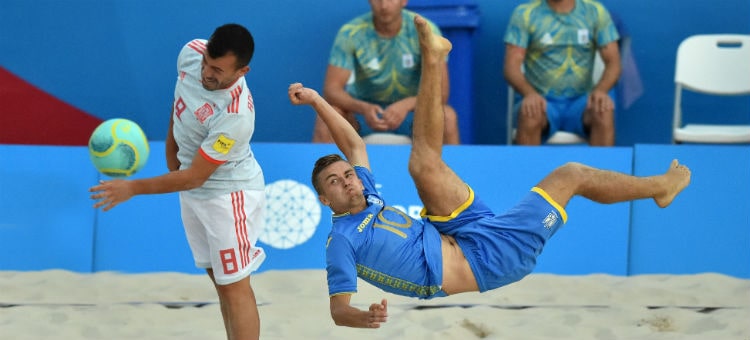 Збірна України з пляжного футболу здобула другу перемогу на Європейських іграх у Білорусі