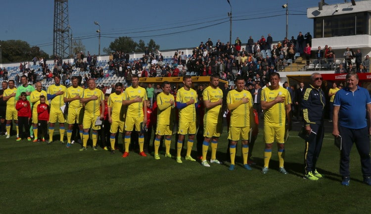 Збірна ветеранів України: перемога в Овручі, нічия в Чернівцях
